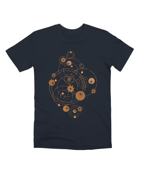 Geometric Water Lily Unisex Premium T-Shirt VTM0017