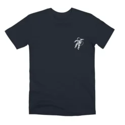 Small Astronaut Lost In Deep Space Gravity Minimalist Unisex Premium T-Shirt VTM0024