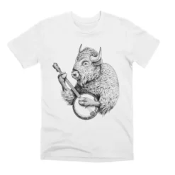 Banjo Bison Unisex Premium T-Shirt VTM0026