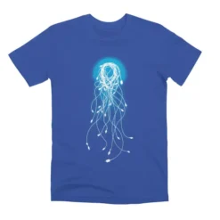 Electric Jellyfish (Black Variant) Unisex Premium T-Shirt VTM0037