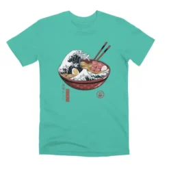Great Ramen Wave White Unisex Premium T-Shirt VTM0042