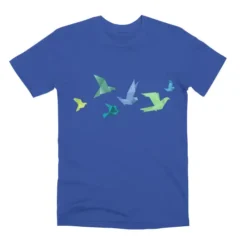 Migration Of Paper Birds Unisex Premium T-Shirt VTM0047