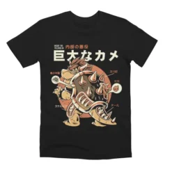 Black Bowserzilla Unisex Premium T-Shirt VTM0053