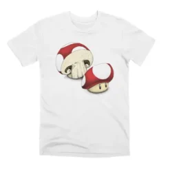 Sliced Mario Mushroom (Color Version) Unisex Premium T-Shirt VTM0066
