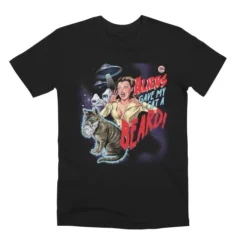 Aliens Gave My Cat A Beard! Unisex Premium T-Shirt VTM0074