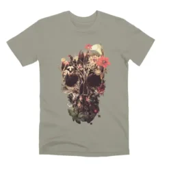 Bloom Skull Unisex Premium T-Shirt VTM0089