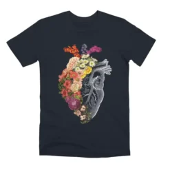 Flower Heart Spring Unisex Premium T-Shirt VTM0090