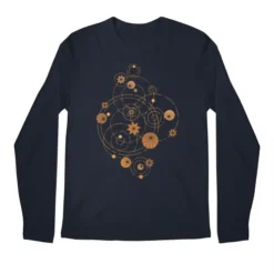 Geometric Water Lily Premium Long Sleeve T-Shirts VTM0139