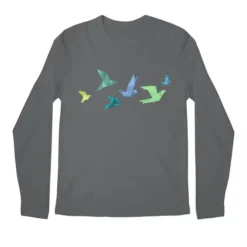 Migration Of Paper Birds Premium Long Sleeve T-Shirts VTM0140