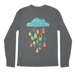 It Is Raining Rainbow Premium Long Sleeve T-Shirts VTM0141