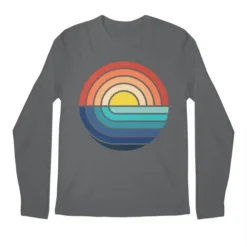 Sunset And Waves Premium Long Sleeve T-Shirts VTM0170
