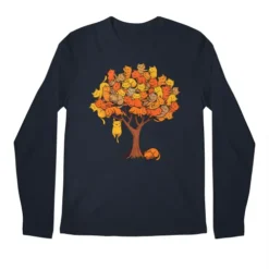 Cat Tree Premium Long Sleeve T-Shirts VTM0177