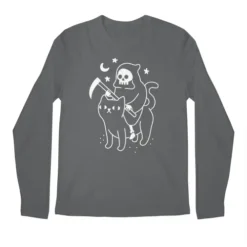 Death Rides A Black Cat Premium Long Sleeve T-Shirts VTM0184