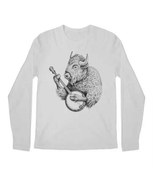 Banjo Bison Premium Long Sleeve T-Shirts VTM0210
