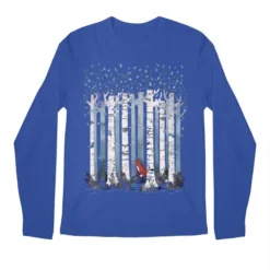 The Birches In Blue Premium Long Sleeve T-Shirts VTM0223