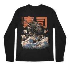 The Black Sushi Dragon Premium Long Sleeve T-Shirts VTM0254