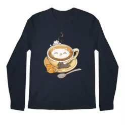 Latte Cat Premium Long Sleeve T-Shirts VTM0258