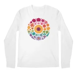 Floral Rainbow Premium Long Sleeve T-Shirts VTM0260