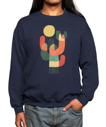 Mid-Century Saguro Cacti Premium Sweatshirt VTM0324