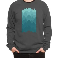 Mountain Vista: Green Premium Sweatshirt VTM0381