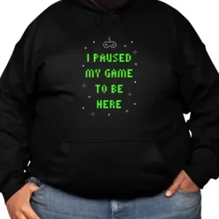 I Paused My Game To Be Here Classic Pullover Hoodie VTM0404
