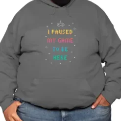 I Paused My Game To Be Here Classic Pullover Hoodie VTM0408