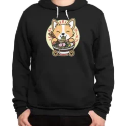 Corgi Eating Ramen Classic Pullover Hoodie VTM0422