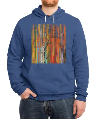 Fusion Autumn (Vertical Version) Classic Pullover Hoodie VTM0429