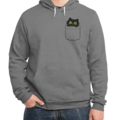 Pocket Cat Classic Pullover Hoodie VTM0438