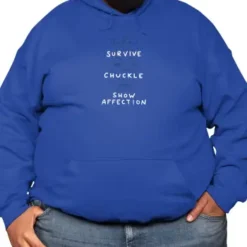 Survive Chuckle Show Affection Characters Classic Pullover Hoodie VTM0440