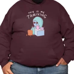 Strange Planet: This Is Me Thriving Classic Pullover Hoodie VTM0441