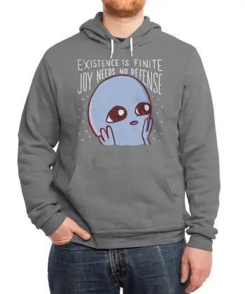 Strange Planet: Joy Needs No Defense Classic Pullover Hoodie VTM0485
