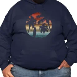 Retro Surf Sunset Classic Pullover Hoodie VTM0505