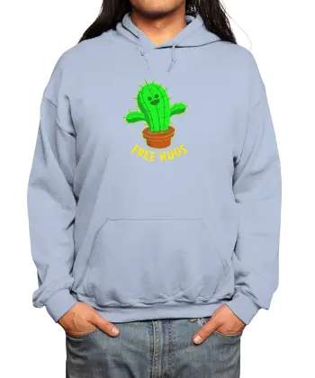 Cactus Free Hugs Classic Pullover Hoodie VTM0516