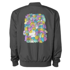 Doodletown Kitties - Neon Bomber Jacket VTM0529