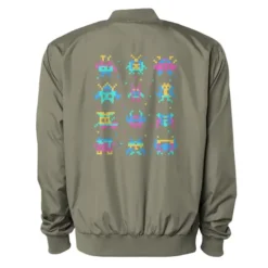 Video Games Retro Vibes Bomber Jacket VTM0542