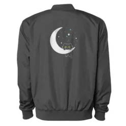 Meowing Moon Bomber Jacket VTM0553