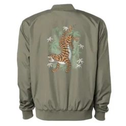 Crouching Tiger Hidden Birds Bomber Jacket VTM0556