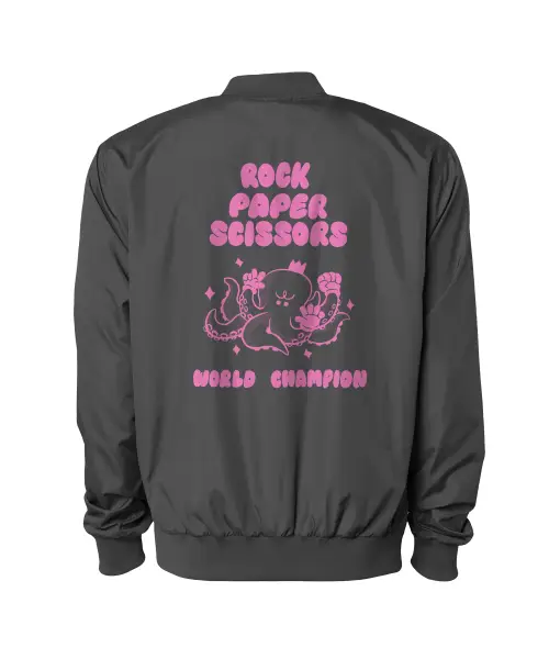 Rock Paper Scissors World Champion Bomber Jacket VTM0582