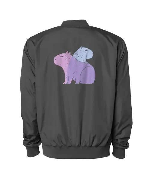 Two Capybaras Bomber Jacket VTM0587