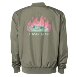 I Was Like Fire Frog Bomber Jacket VTM0597