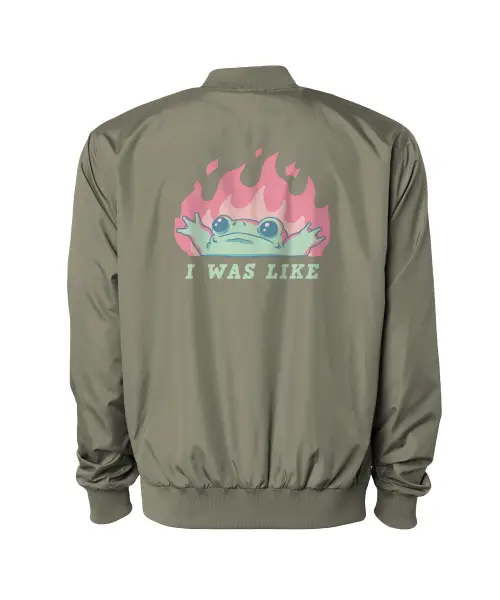 I Was Like Fire Frog Bomber Jacket VTM0597
