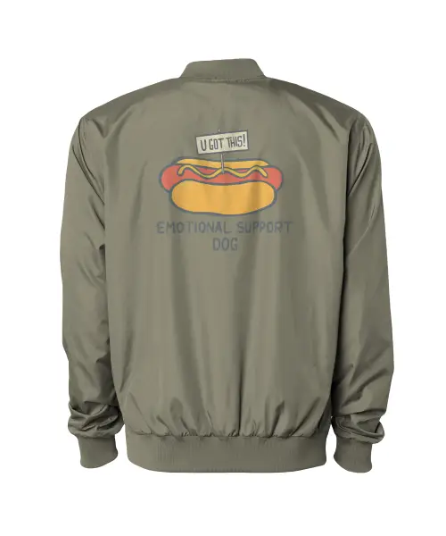 Emotional Support Dog Bomber Jacket VTM0598