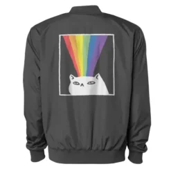 Rainbow Cat Bomber Jacket VTM0600