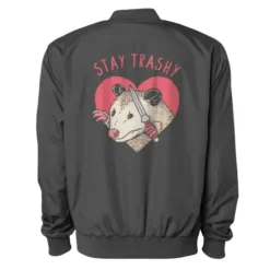 Stay Trashy Opossum Bomber Jacket VTM0611