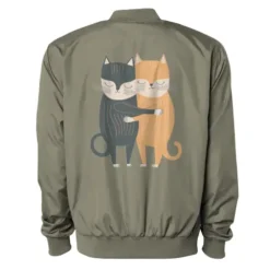 Cat Hug Bomber Jacket VTM0636