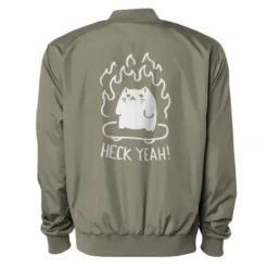 Heck Yeah Skater Cat Bomber Jacket VTM0646