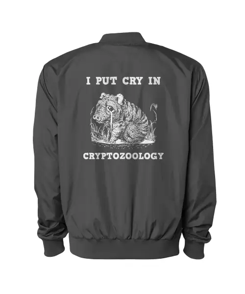I Put Cry In Cryptozoology Squonk Bomber Jacket VTM0649