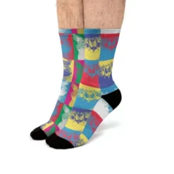 Pop Art Cats Fit Crew Socks VTM0663