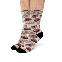 Sushi Persian Cat Fit Crew Socks VTM0688